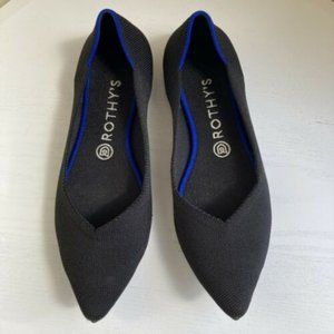 Rothys The Point Black Pointed Slip on